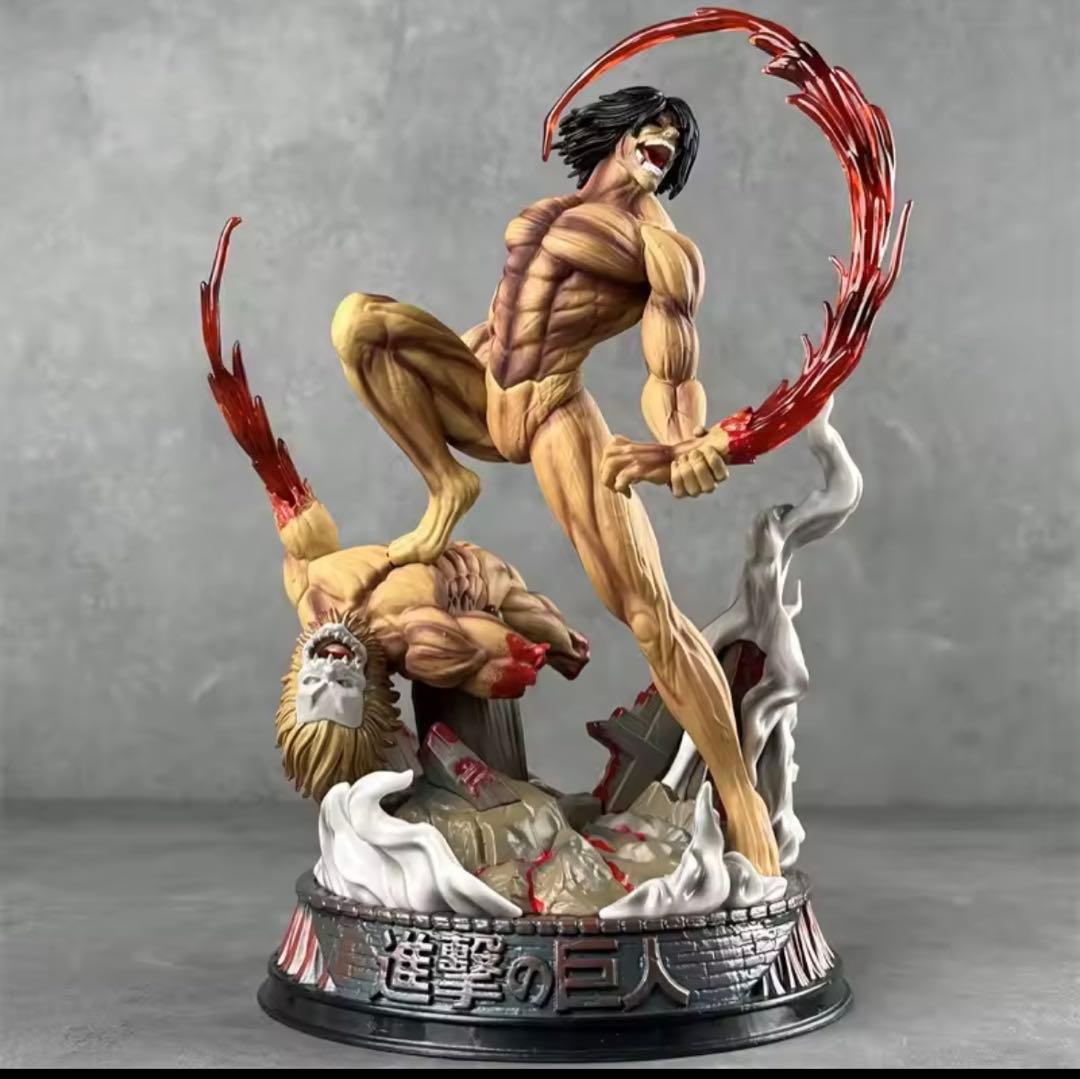 進撃の巨人　エレン　フィギュア　ガレージキット　29cm