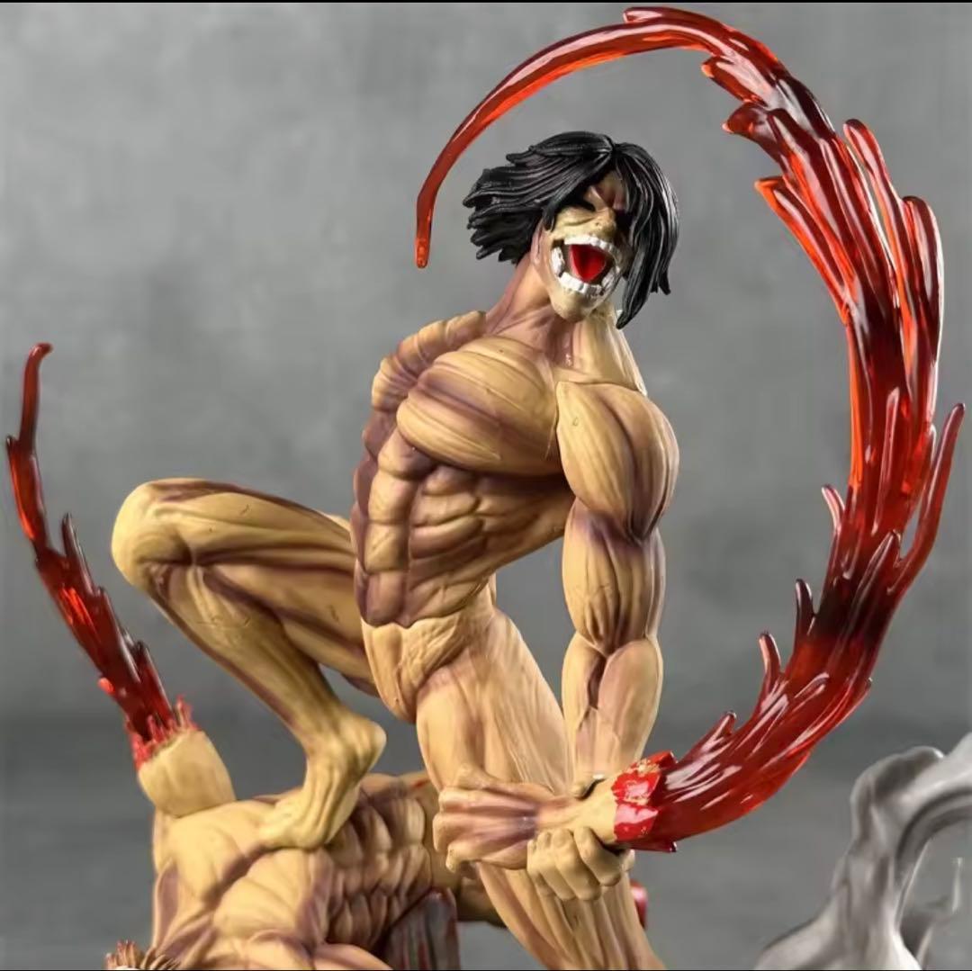 進撃の巨人　エレン　フィギュア　ガレージキット　29cm