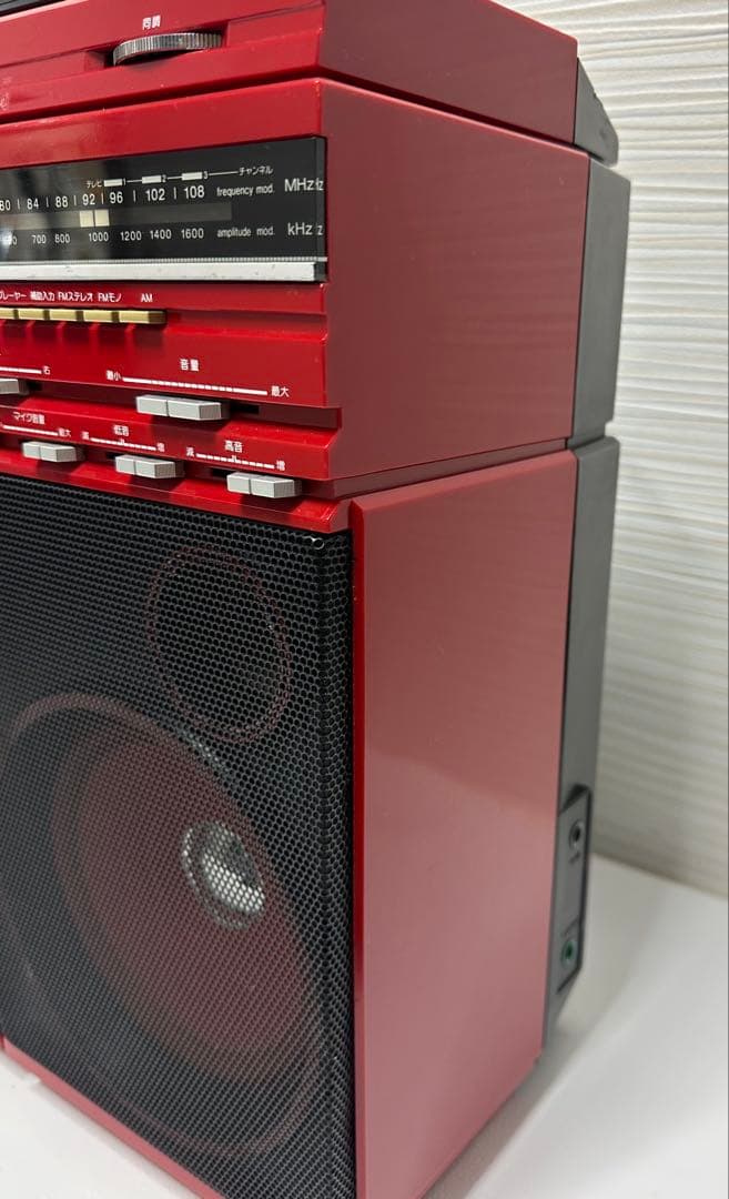 希少レッドSHARP VZ-V20 オートディスク 両面再生 完動品 整備美品