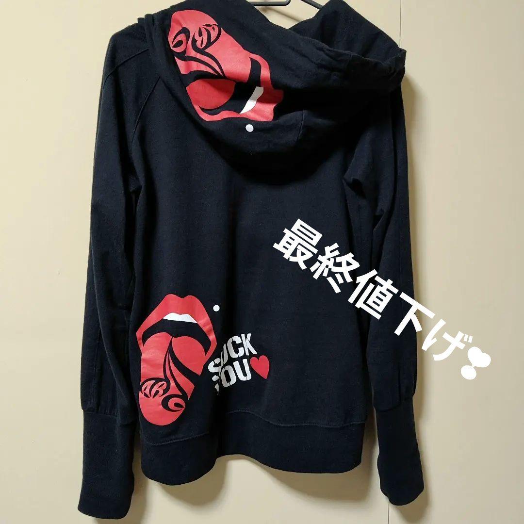 の*の様 AcidBlackCherry フード付きジップアップパーカー