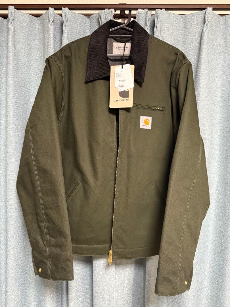 新品】Carhartt wip デトロイトジャケット オリーブ モスグリーンL