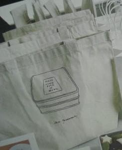 山口一郎画 Ichiro Yamaguchi 新品 布鞄 林のカフェ 画材鞄