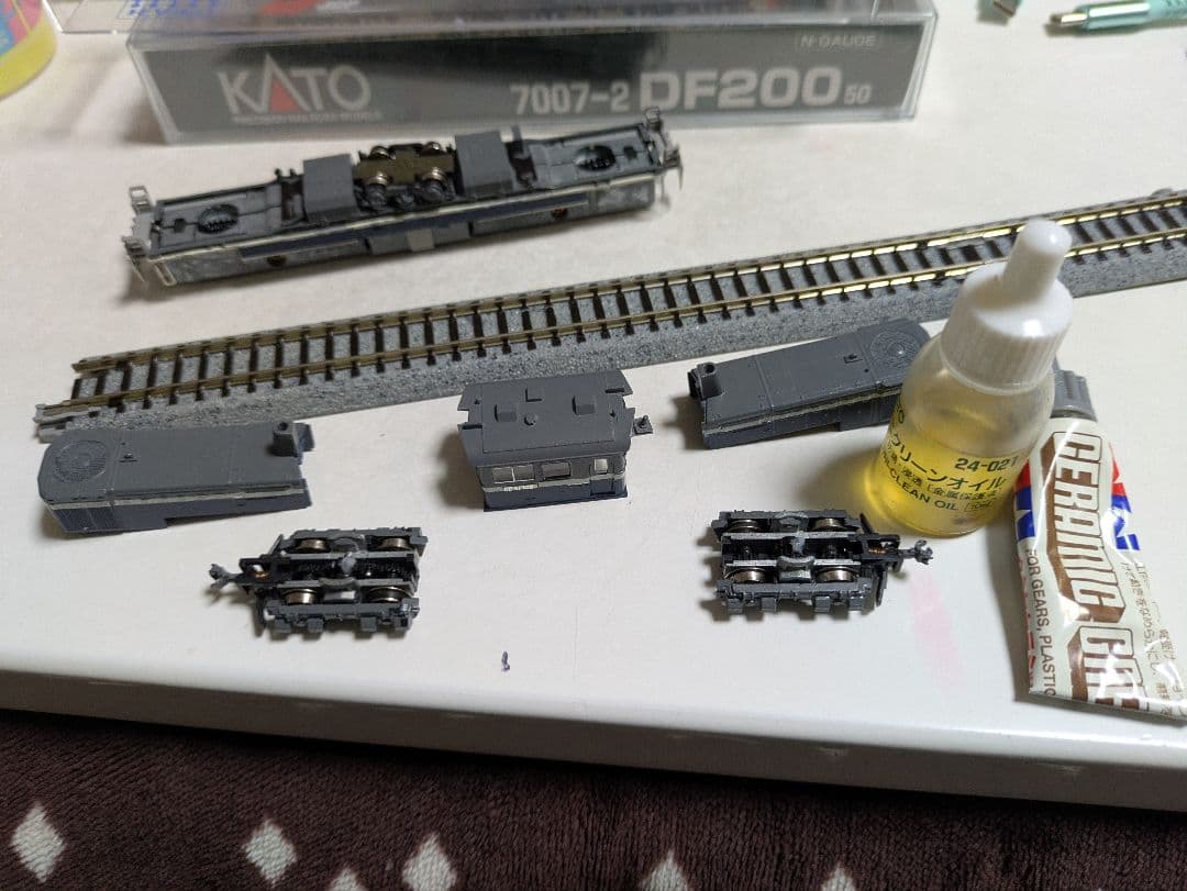 DF200+DD51A青（塗り替え）+コキ104　106セット