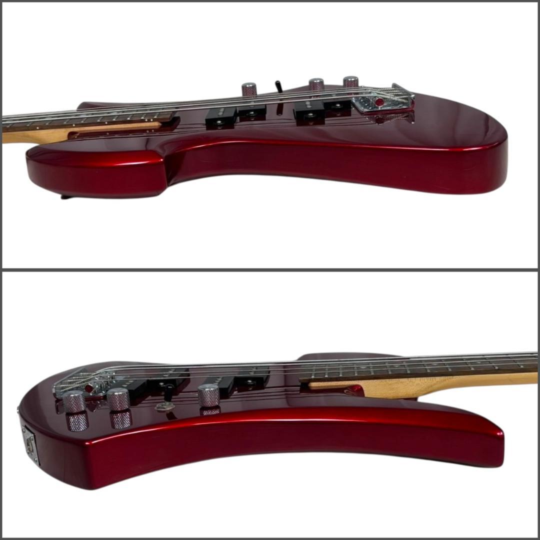 【美品】 B.C.Rich モッキンバード　エレキベース　メタリックレッド