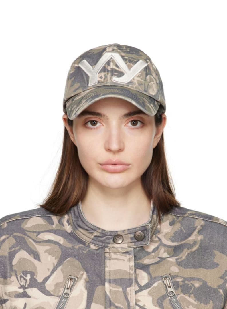 openyy open yy キャップ カーキ 迷彩 - メルカリ