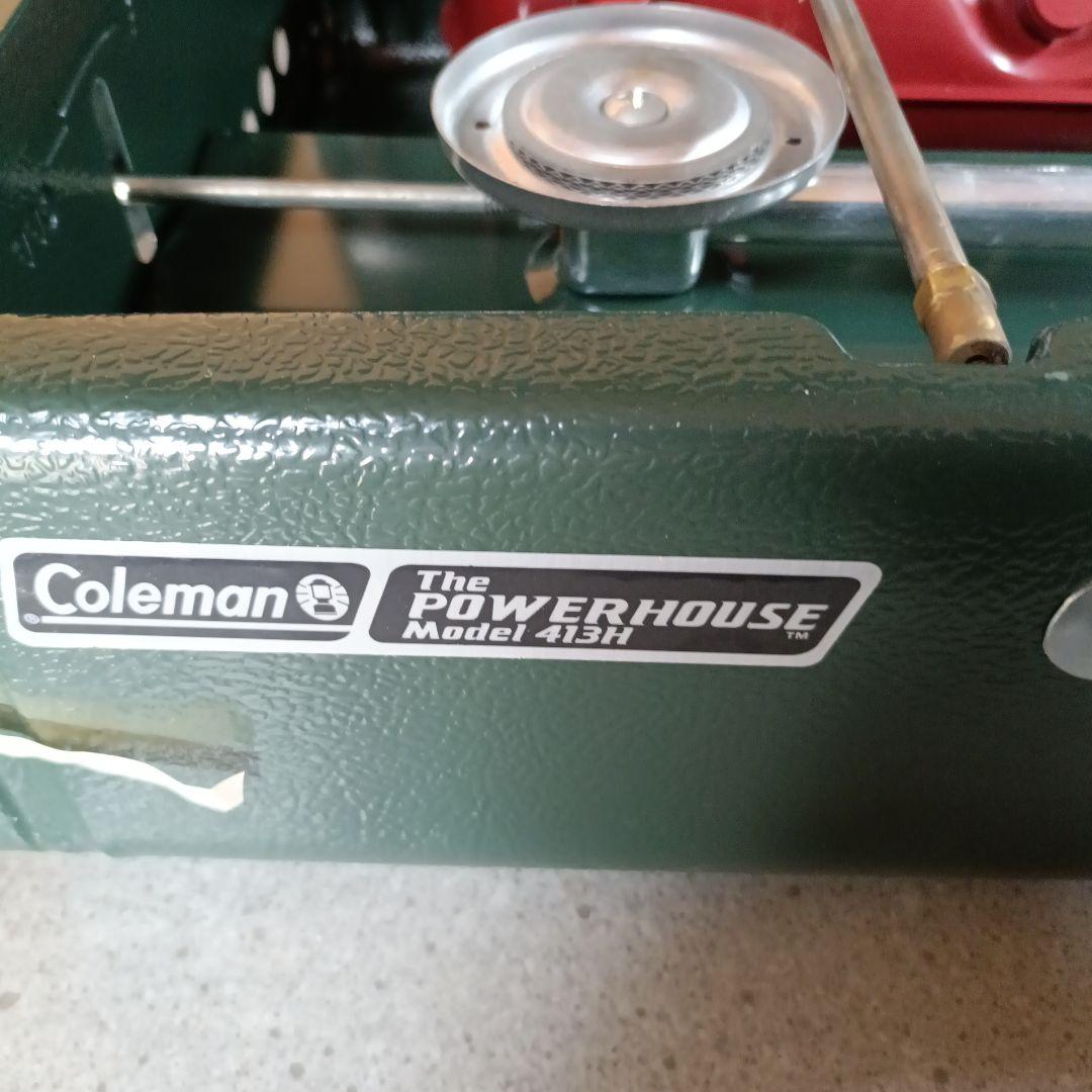 収納バックあり コールマン ツーバーナーコンロ 413H499J ジャンク