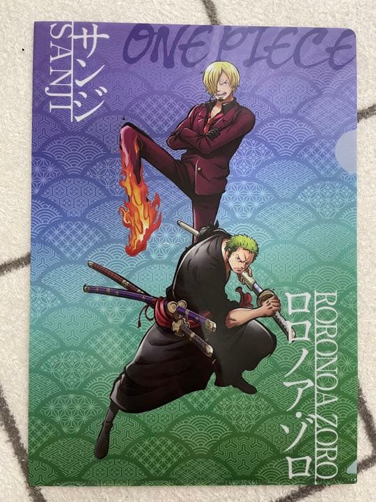 ワンピース ONE PIECE サンジ ゾロ A4クリアファイル - メルカリ