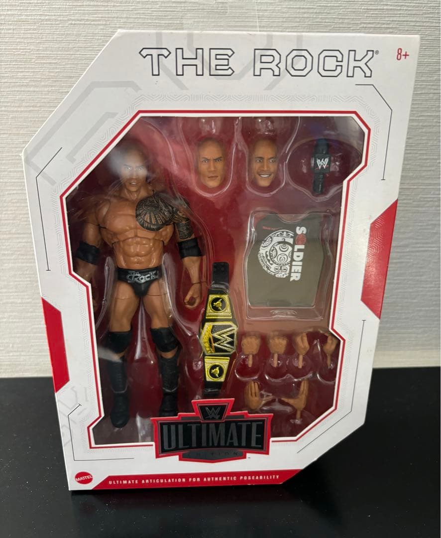 Mattel WWE Elite Ultiamte The Rock 新品 Amazon.com: Mattel WWE Ultimate Edition Action Figure
