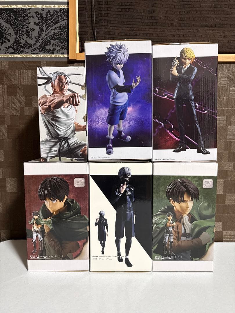 フィギュア　６点(ハンターハンター　進撃の巨人　トーキョーグール)