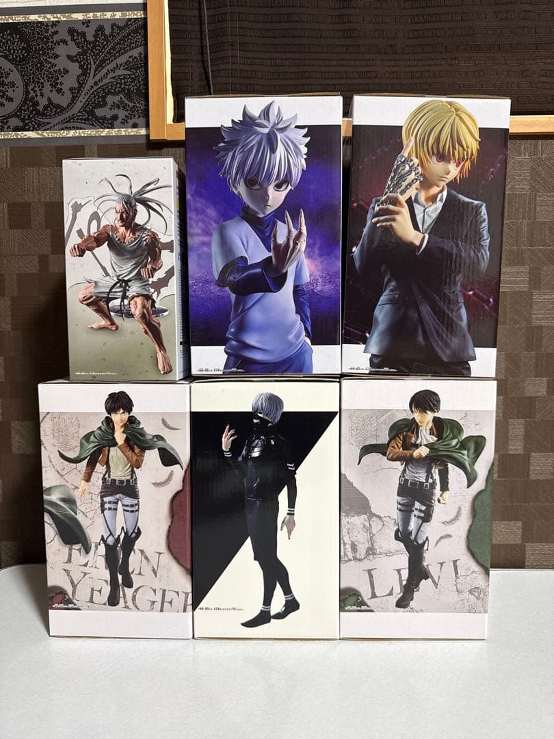 フィギュア　６点(ハンターハンター　進撃の巨人　トーキョーグール)