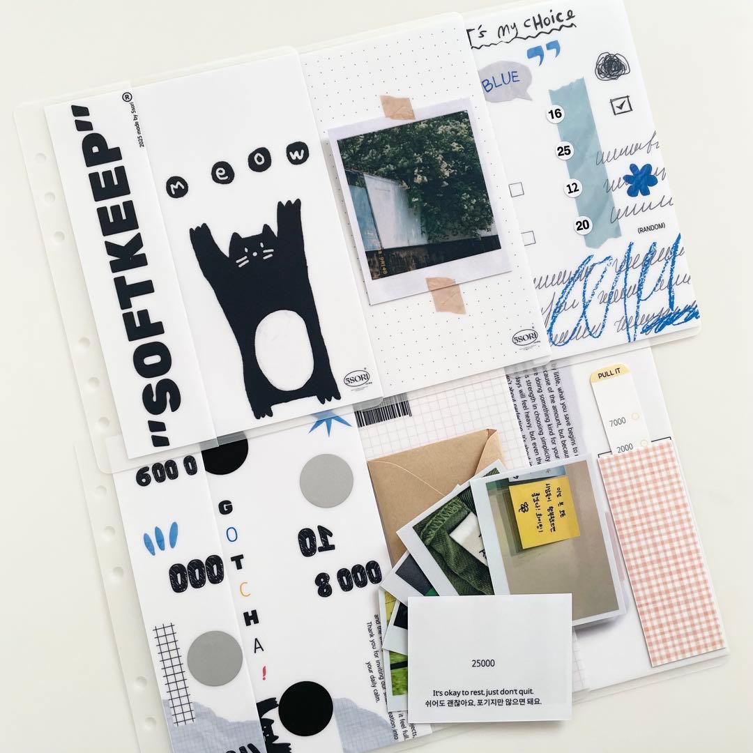 早い者勝ち 韓国 貯金 バインダー リフィル softkeep 5sori - メルカリ