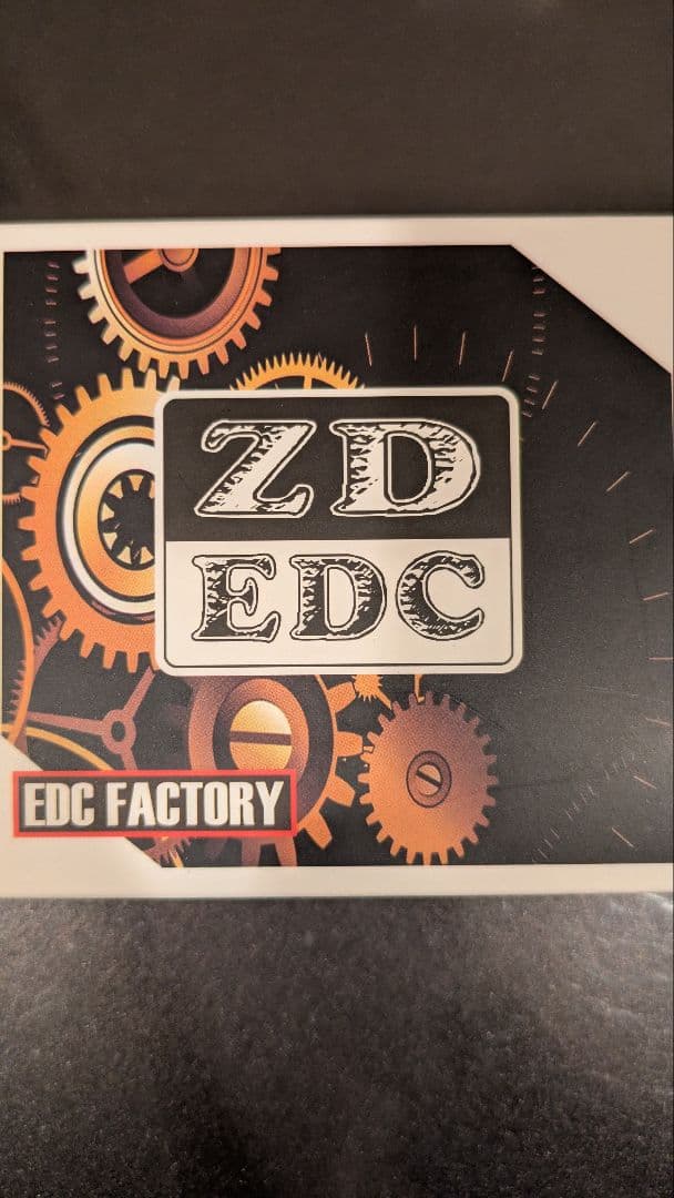 「正規品」ZD EDC X4L 音叉スライダー　フィジェットトイ　ストームチタン