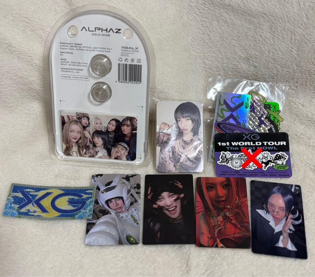 XG ALPHAZ トレカ12枚/ペンライト、アルバムセット - メルカリ