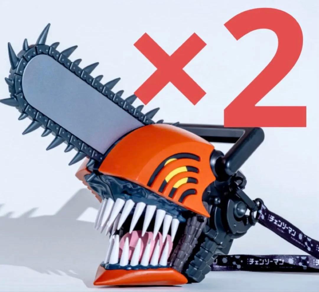 チェンソーマンヘッド型ポップコーンボックス　チェンソーマンレゼ編　2個セット チェンソーマンヘッド型ポップコーンボックス チェンソーマンレゼ編 2