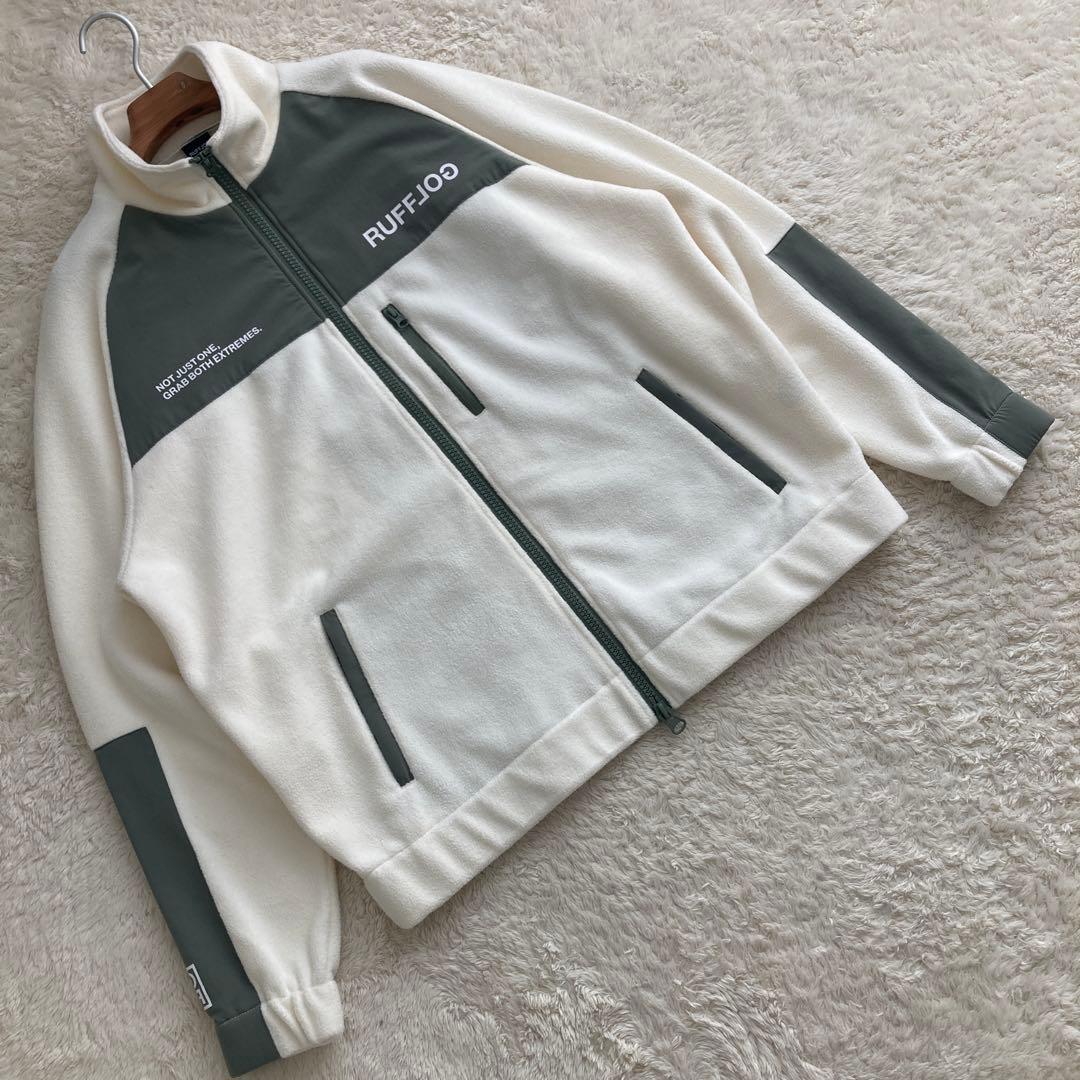 新品！RUFFLOG ラフロッグ フリースジャケットゴルフウェア XXL - メルカリ