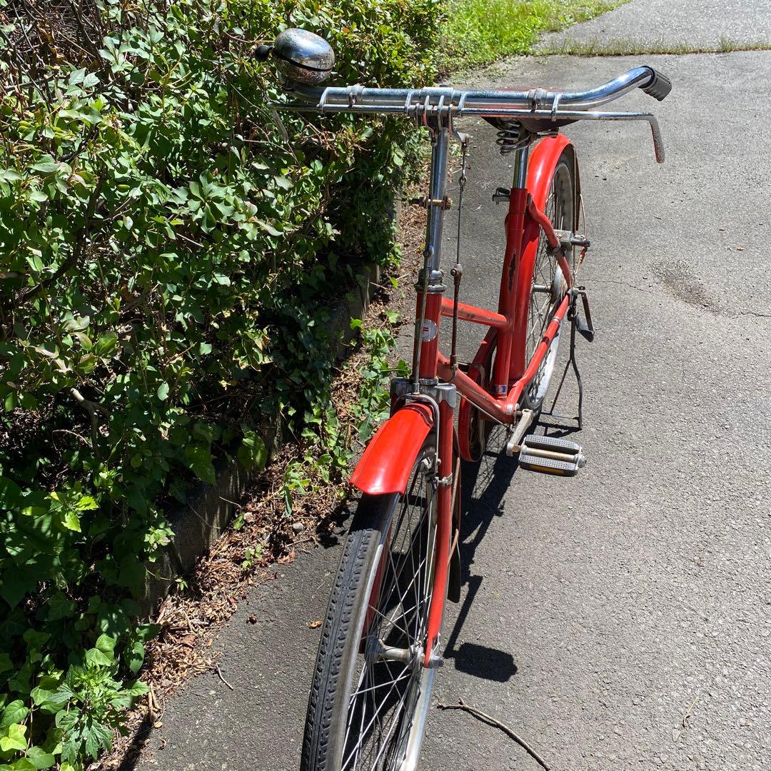 昔の郵便屋さんが使ってた配達自転車 送料込 - メルカリ