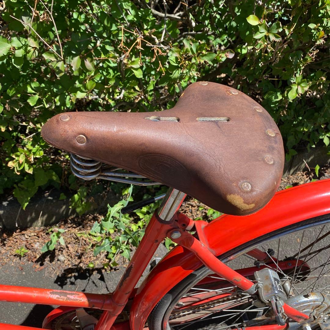 昔の郵便屋さんが使ってた配達自転車 送料込 - メルカリ