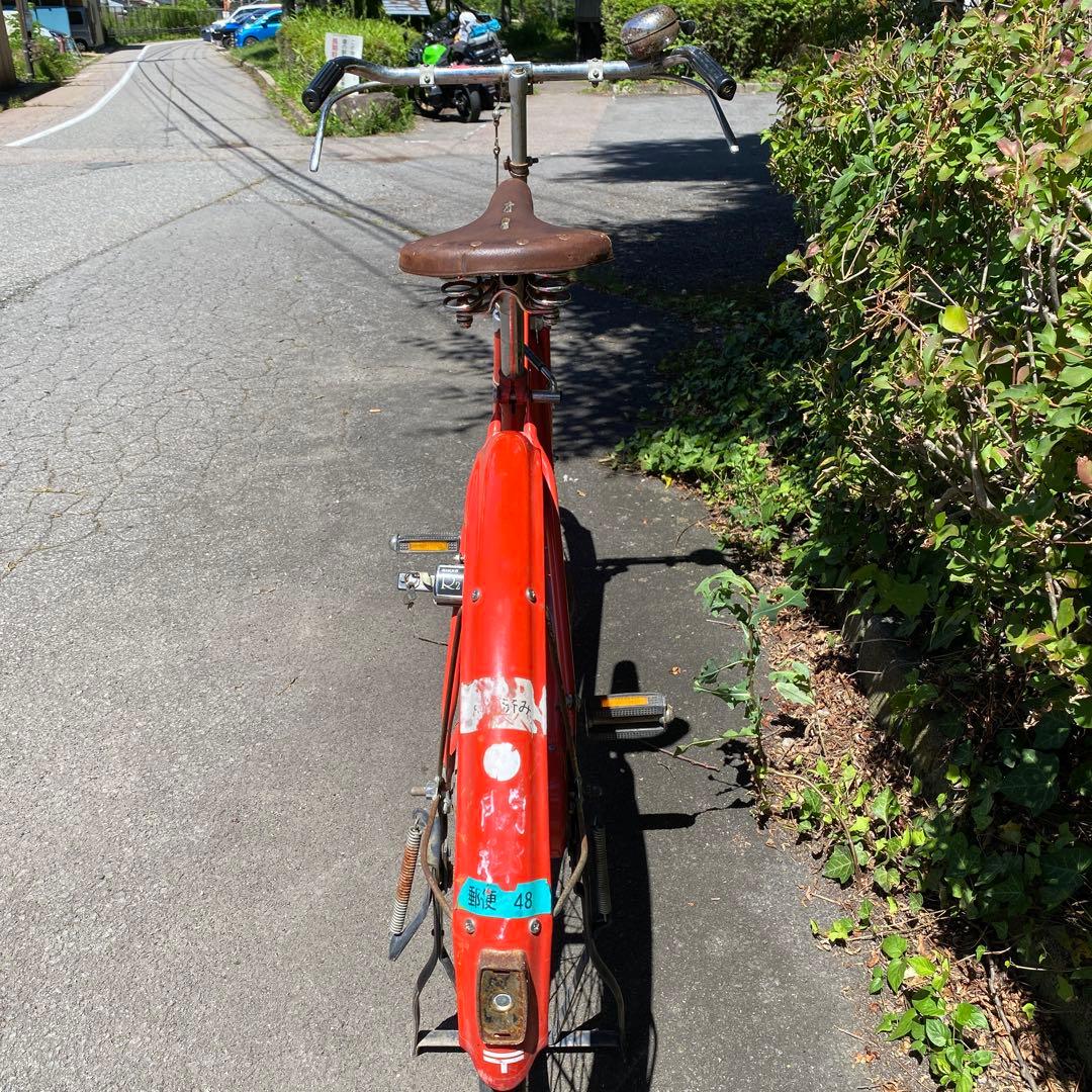 昔の郵便屋さんが使ってた配達自転車 送料込 - メルカリ