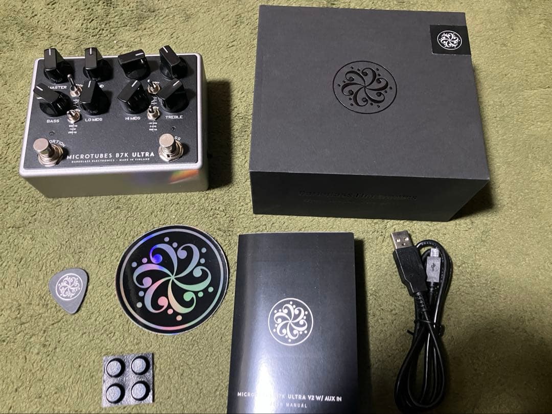 ベース Darkglass B7K Ultra V2 With Aux IN Darkglass Microtubes B7K Ultra V2 Bass Preamp Pedal with Aux In