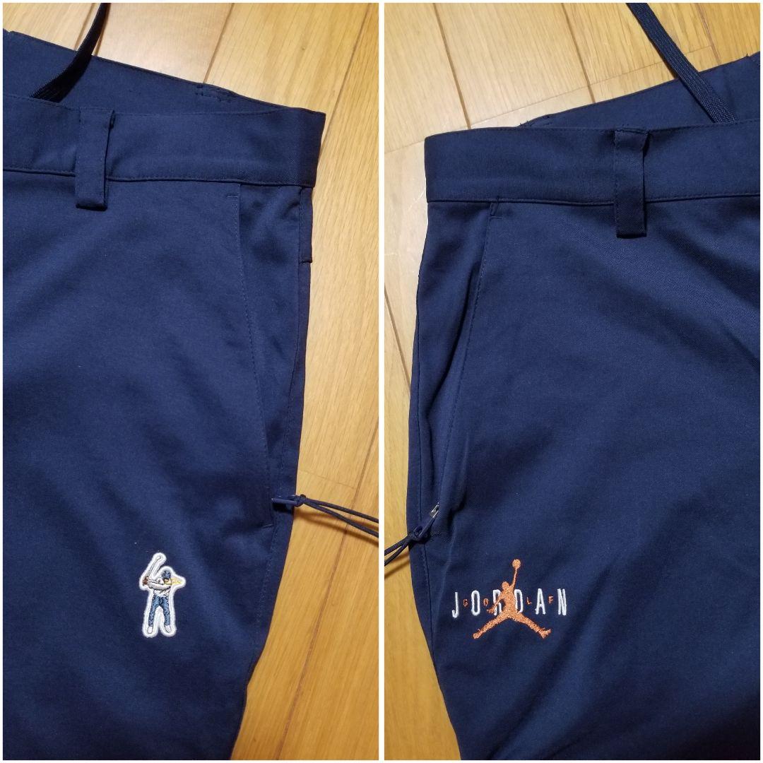 美品Jordan x Eastside Golf ゴルフジョガーパンツ ネイビー - メルカリ