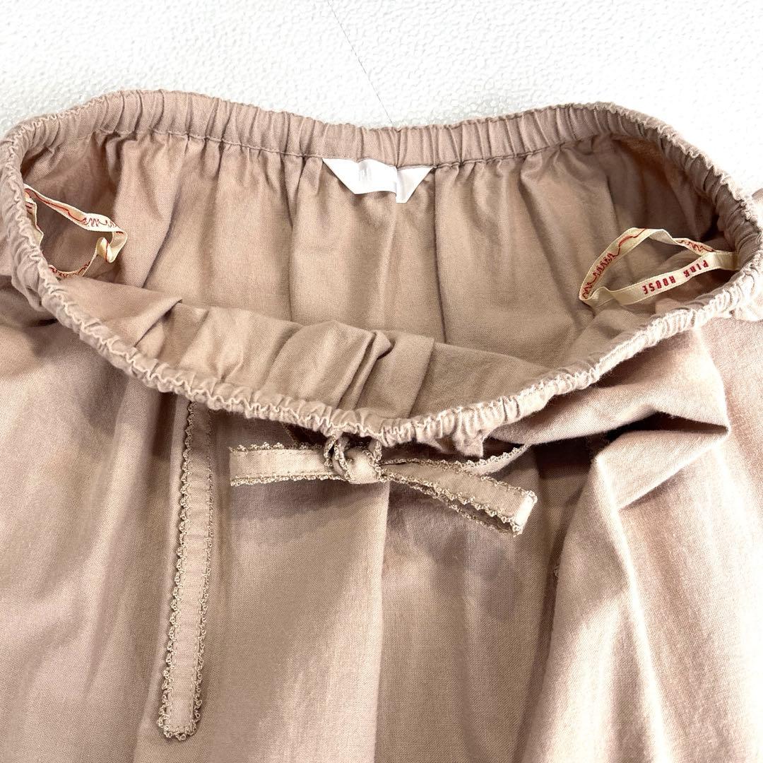 極美品】ピンクハウス ピコフリル ロングスカート ティアード レース