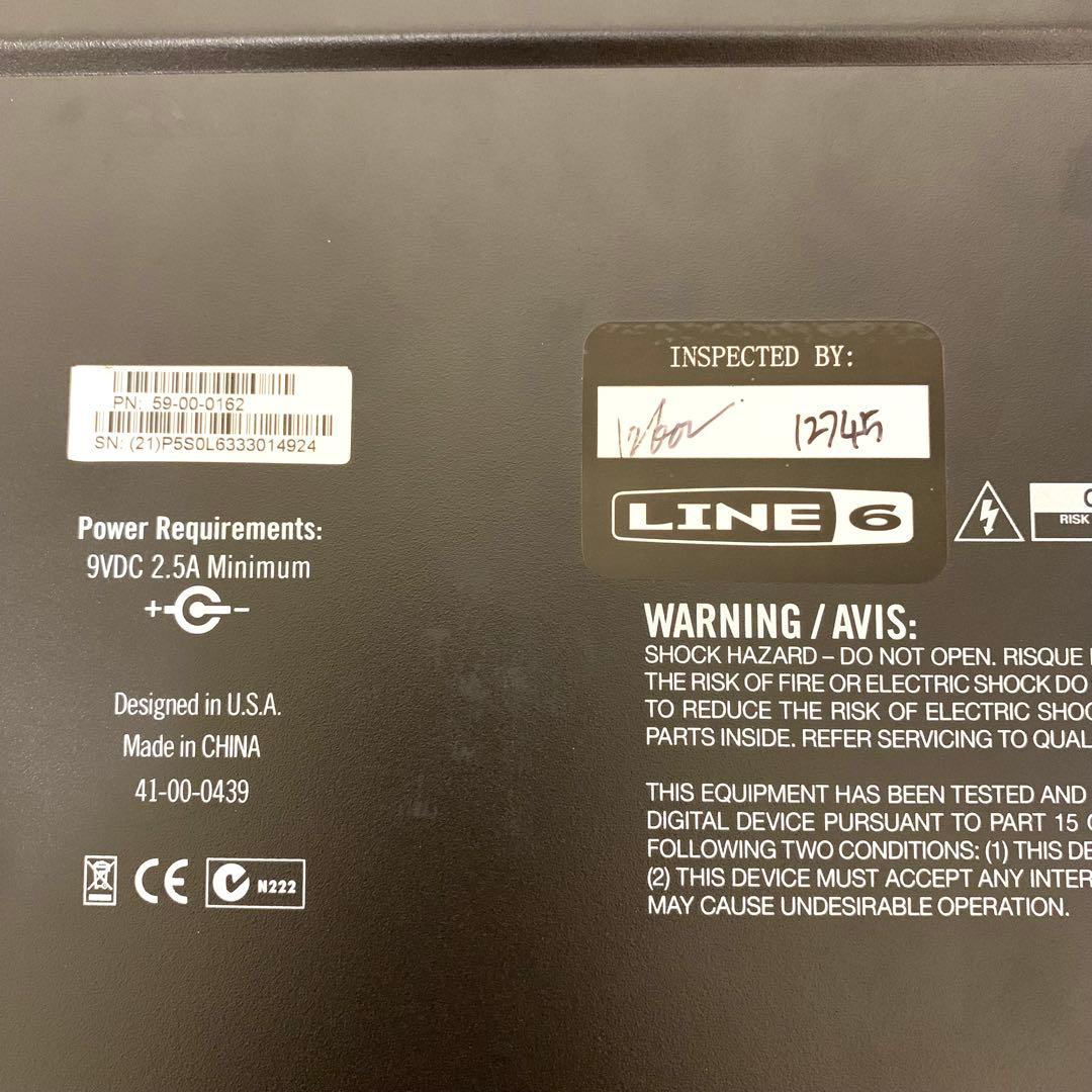 美品】LINE6 POD HD500X 動作確認済 社外適合ACアダプター付属 - メルカリ