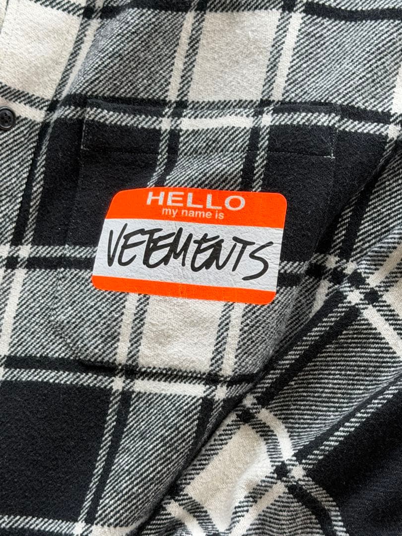 VEHMENTS チェック柄 フランネルシャツ XS - メルカリ
