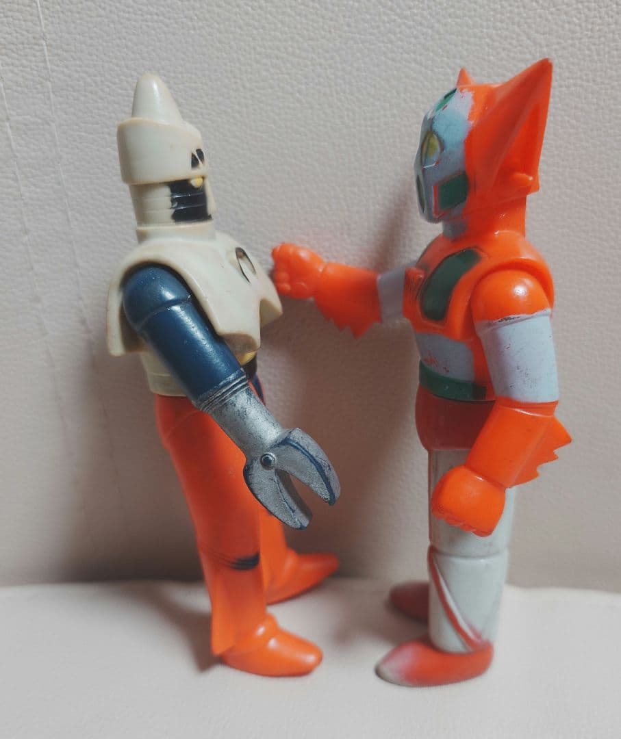 ゲッターロボ 2体セット ソフビ 当時物