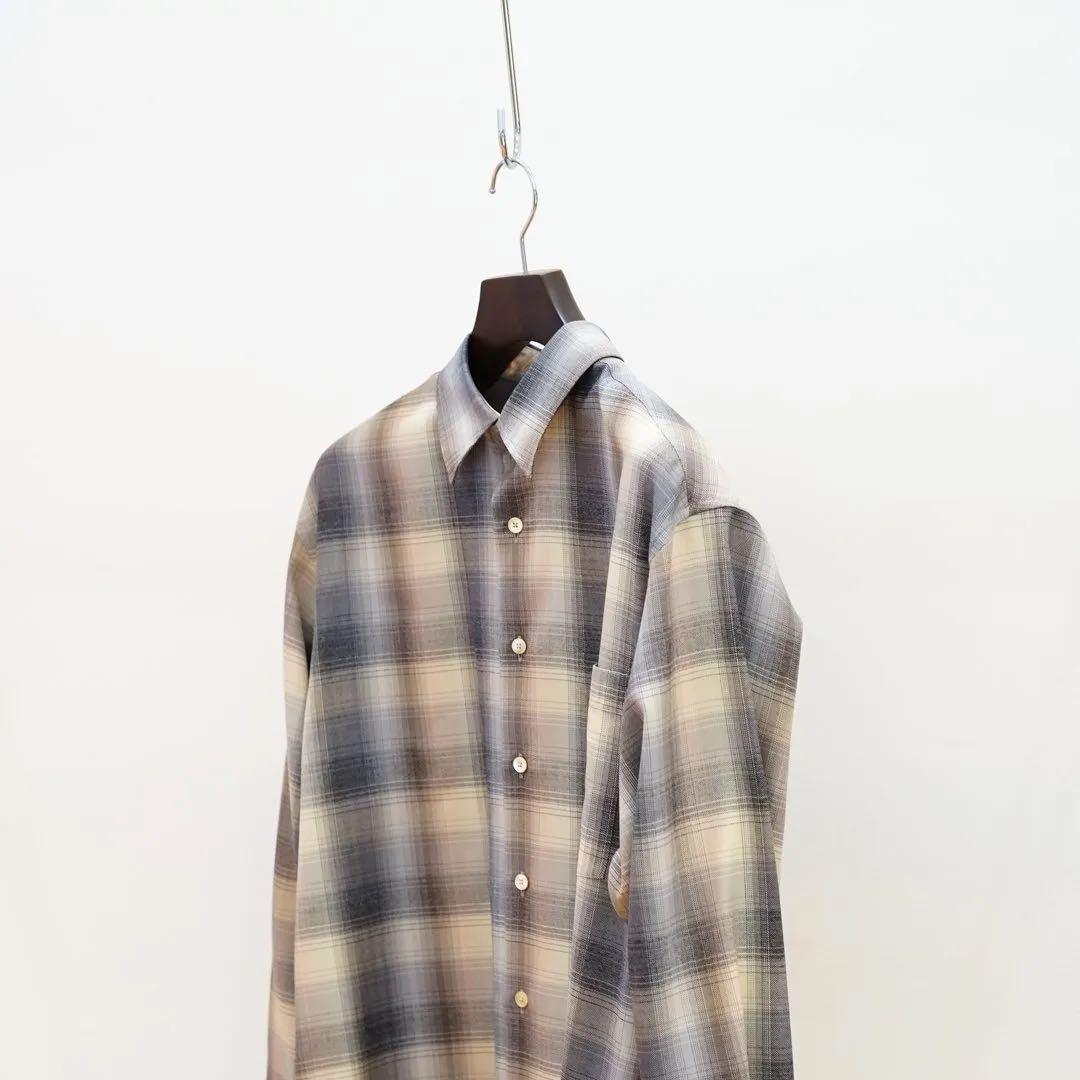 オーラリー / SUPER LIGHT WOOL CHECK SHIRT - メルカリ