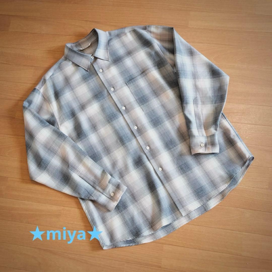 オーラリー / SUPER LIGHT WOOL CHECK SHIRT - メルカリ