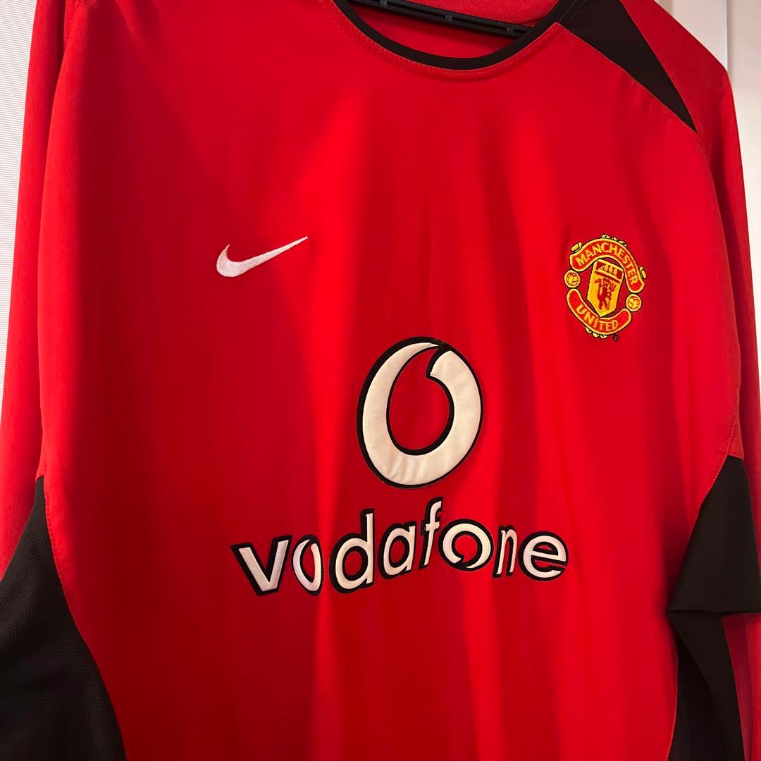 NIKE マンチェスターユナイテッド 長袖 ユニフォーム Vodafone - メルカリ