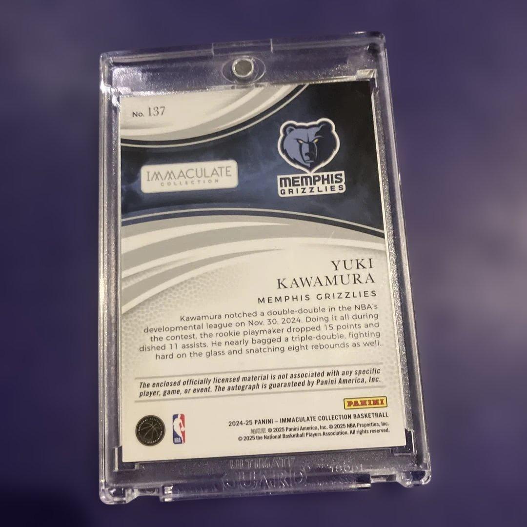 河村勇輝Yuki Kawamura ルーキーサインカード 09/25 - メルカリ