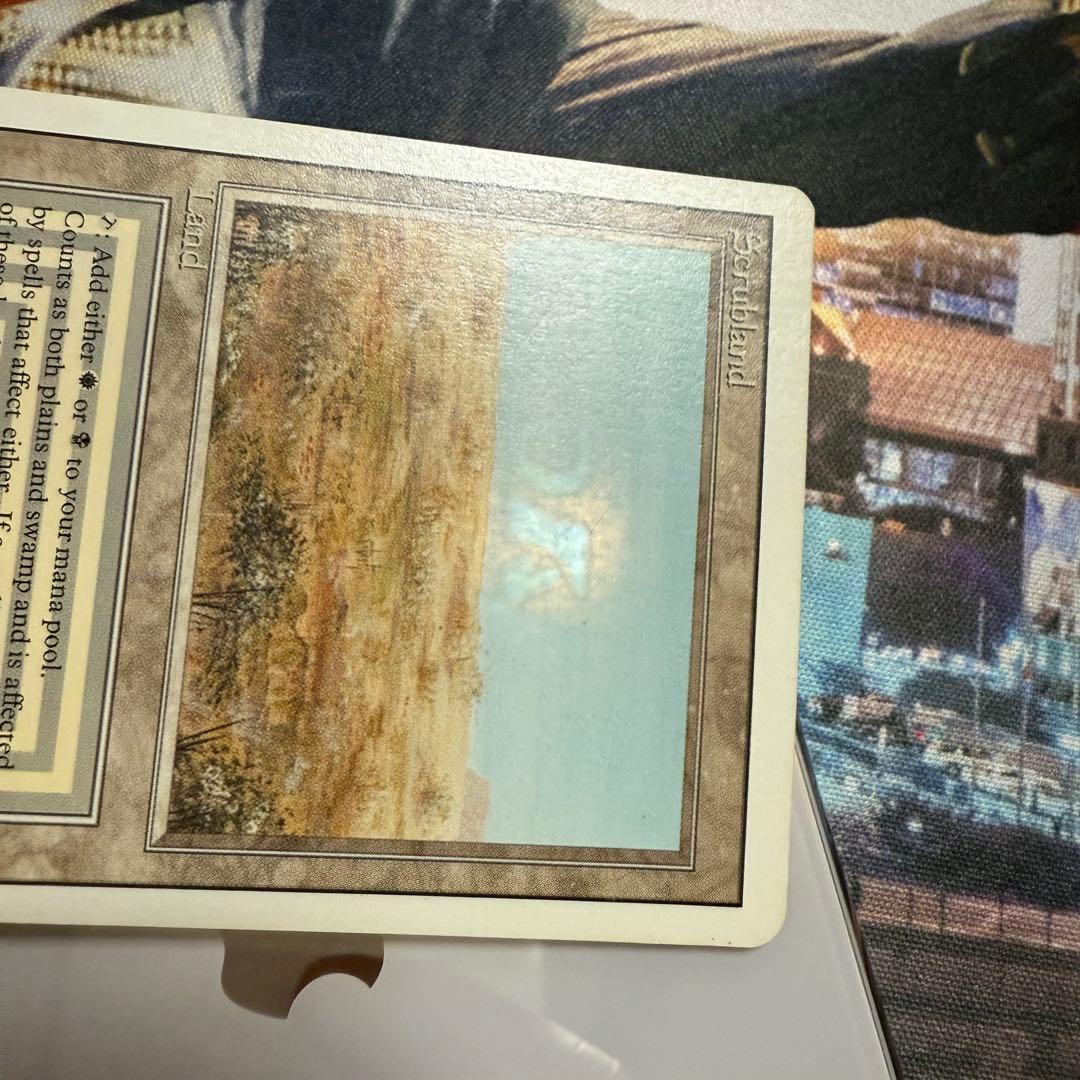 mtg Scrubland 3ED 英語版　リバイズド