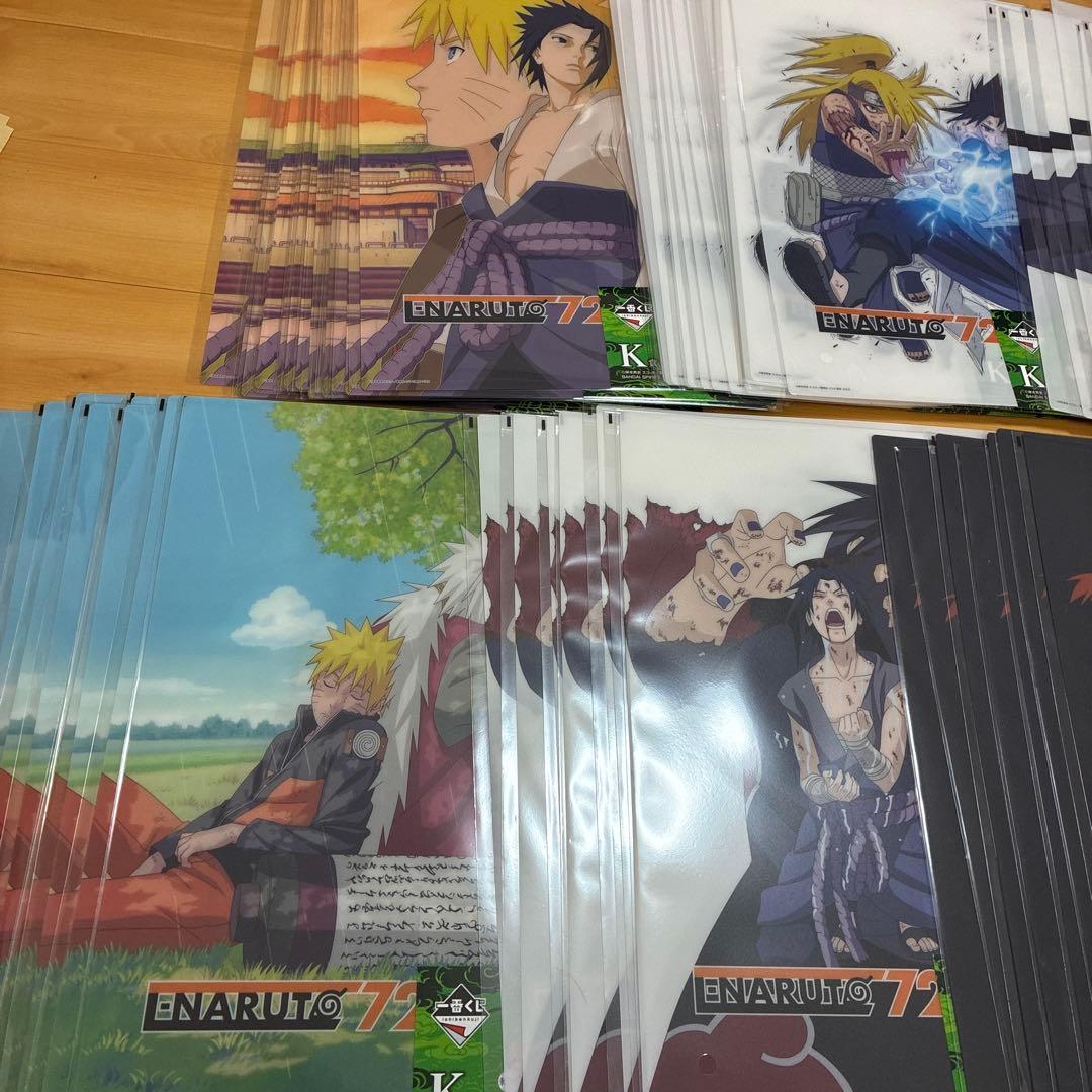 一番くじ NARUTO-ナルト- 疾風伝 K賞 ビジュアルボード コンプ84点