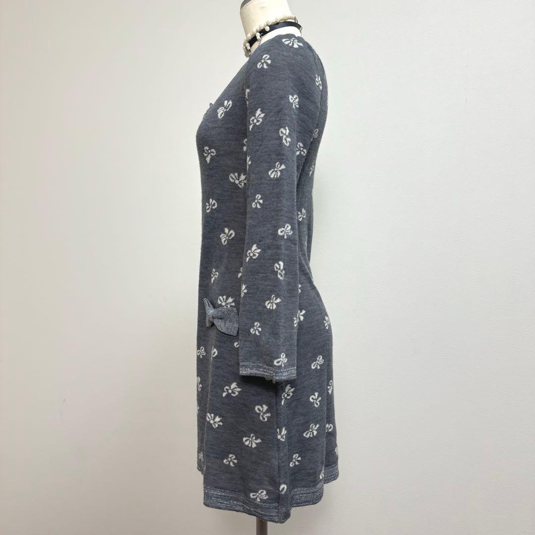 フェアリーグランジ y2k ダークコア 森ガール 姫ギャル リボン ニット