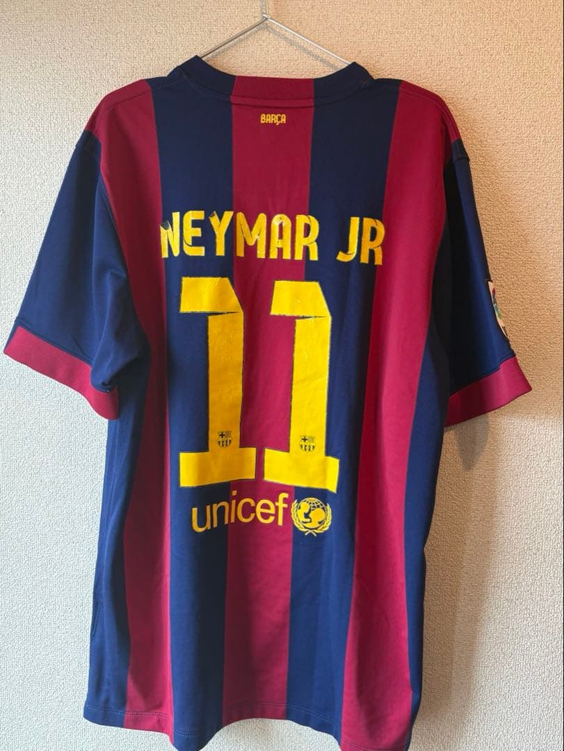 最終お値下げ】FCバルセロナ ネイマール ユニフォーム2014 XL