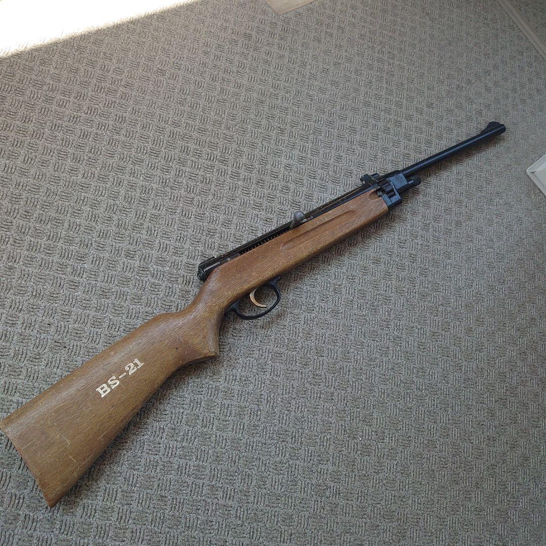 価格交渉可射的銃 ライフル BS-21 昭和レトロ 昭和レトロ】射的銃 ライフル コルク銃 BS-21 - メルカリ