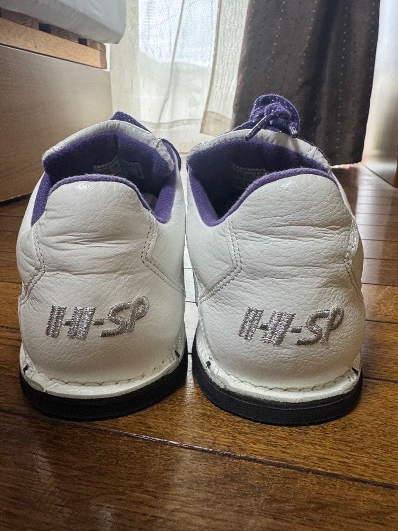 美品おまけ付きHI-SPリバップSTL ホワイト/パープル　26.5cm