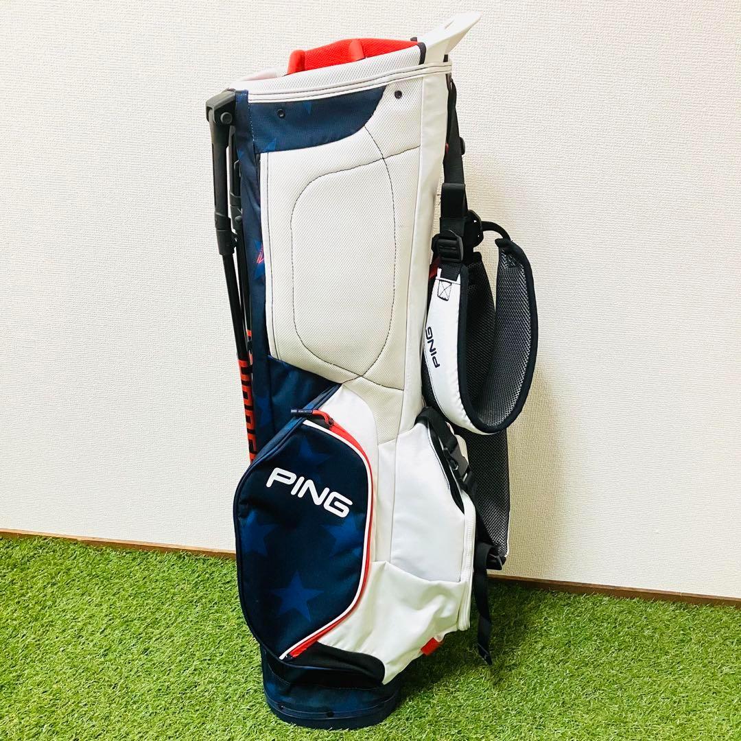 PING ピン スタンド式 キャディバッグ 星条旗カラー HOOFER - メルカリ