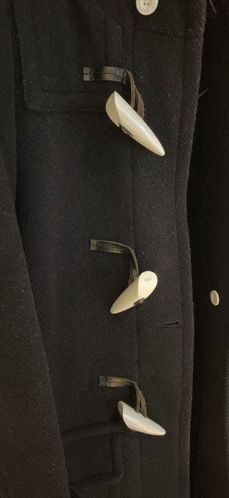 SALE✴︎HYKE ダッフルコート 白トグル サイズ1 - メルカリ