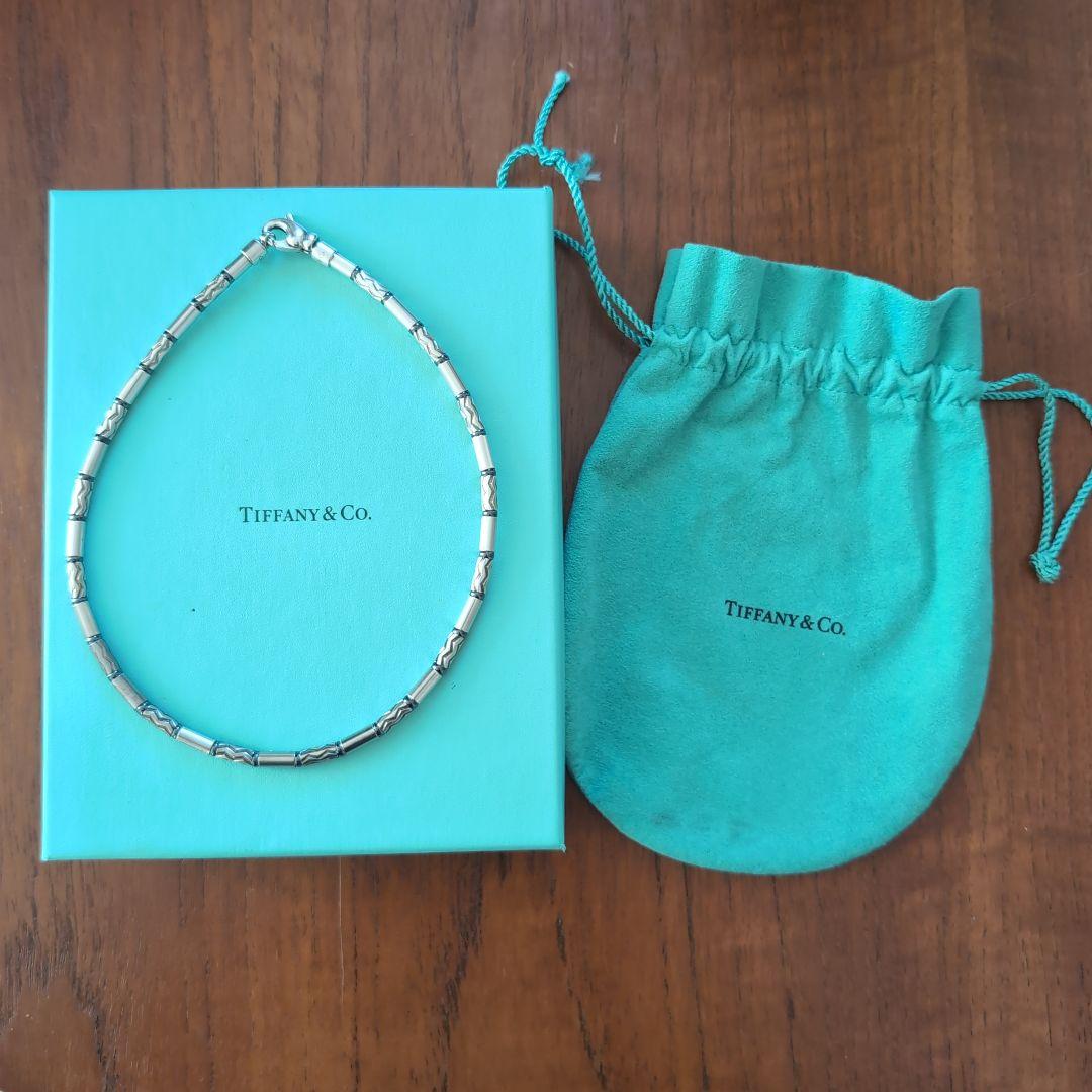 オールド ティファニー アズテック ジグザグ ネックレス ドイツ製 925