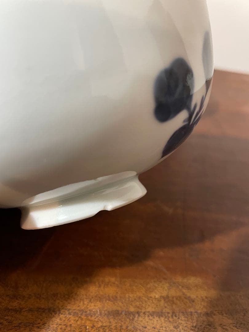 古伊万里 蕪染付蓋茶碗