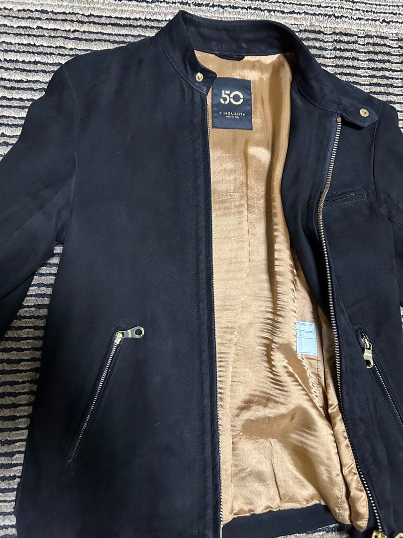 CINQUANTA /スエードライダース/ゴールドジップ46 - メルカリ