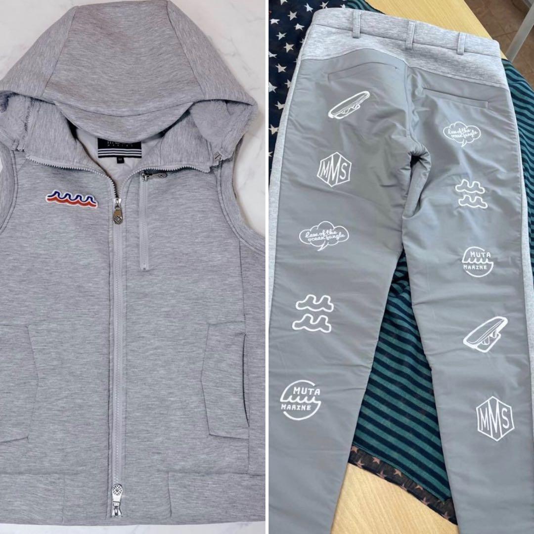 muta marine セットアップ　ボンディンググレー　ベストM パンツS muta（ムータ）の「【別注】muta MARINE/ムータ マリン/ボンディング
