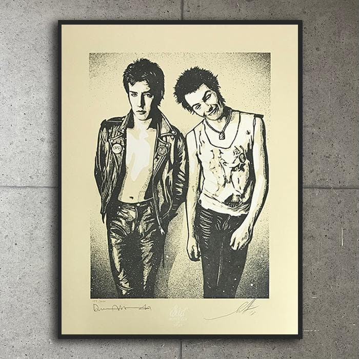 額装済/シド・ヴィシャス(Sid Vicious)Steve and Sid 額装済/シド