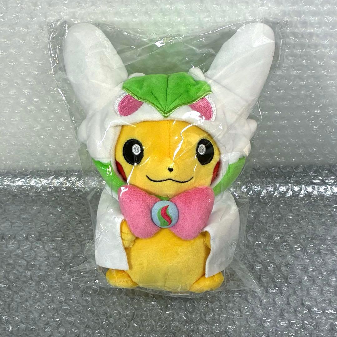 メガサーナイト ポンチョ ピカチュウ ぬいぐるみ メガサーナイトのポンチョを着たピカチュウ ぬいぐるみ ポケモン