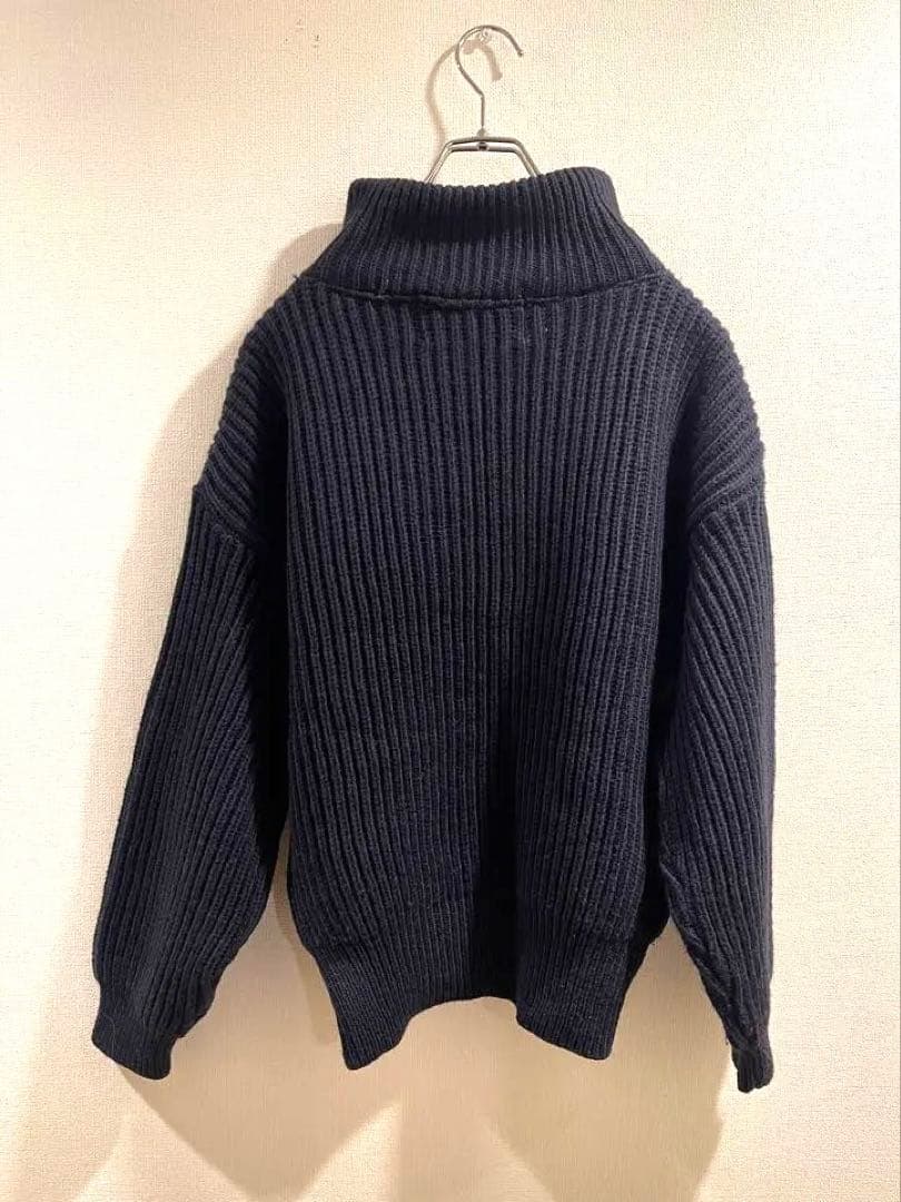 Oldderby Knitwearオールドダービーニットウェアハーフジップニット
