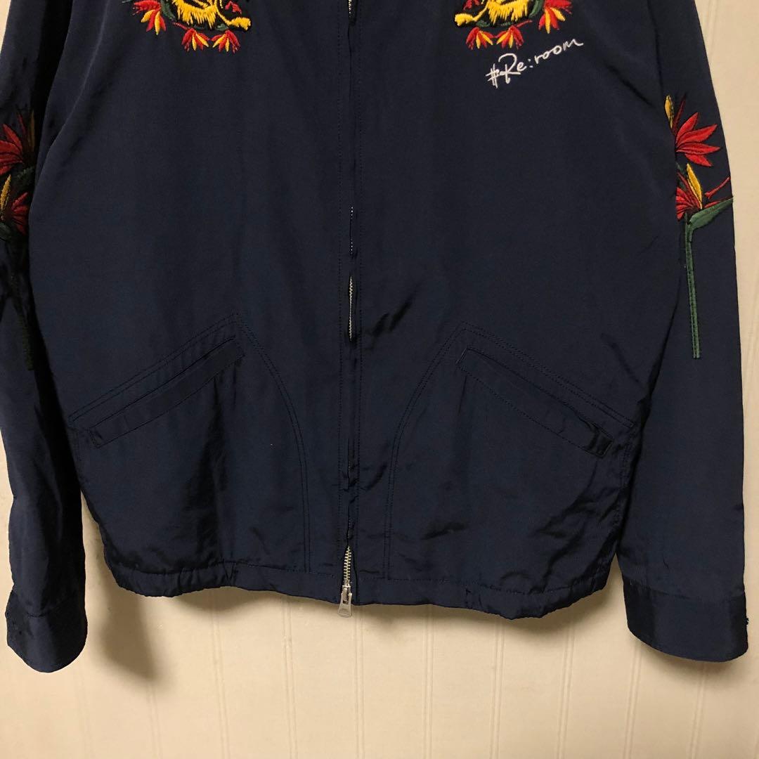 RE:ROOM タイガーエンブロイダリージャケット ベトジャン ネイビー