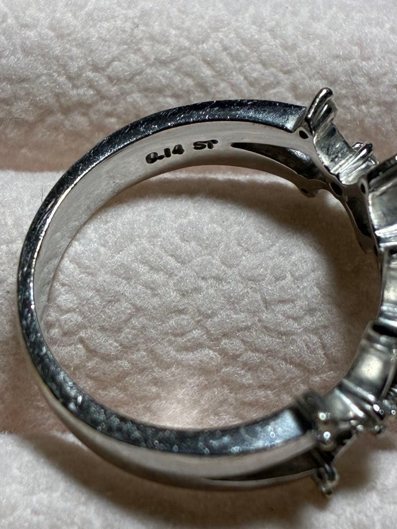 サマンサティアラ　K18WG リング　4.1g 11号