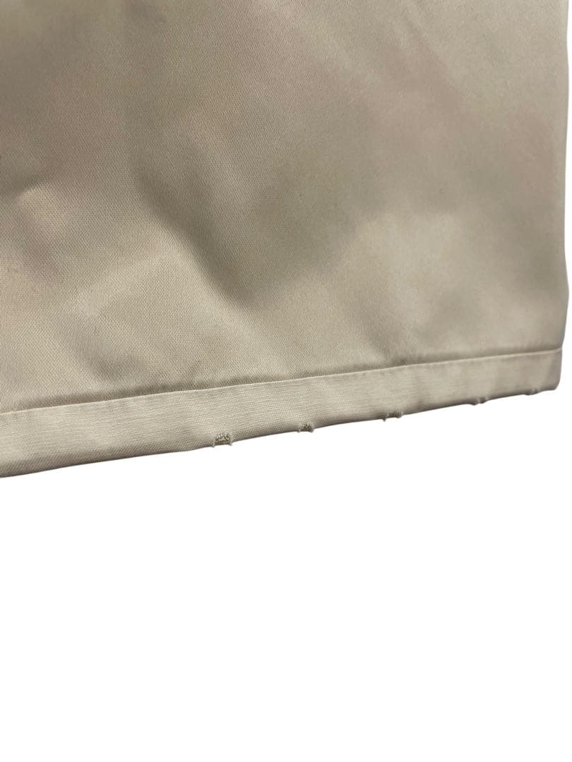 FENDI】フェンディ 毛皮 ナイロン ステンカラーコート ベージュ 40